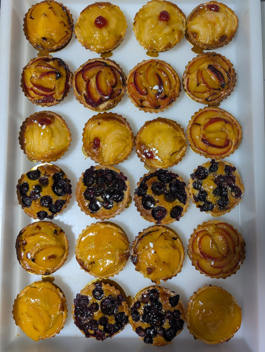 Assortment of Frangipane Tartelettes