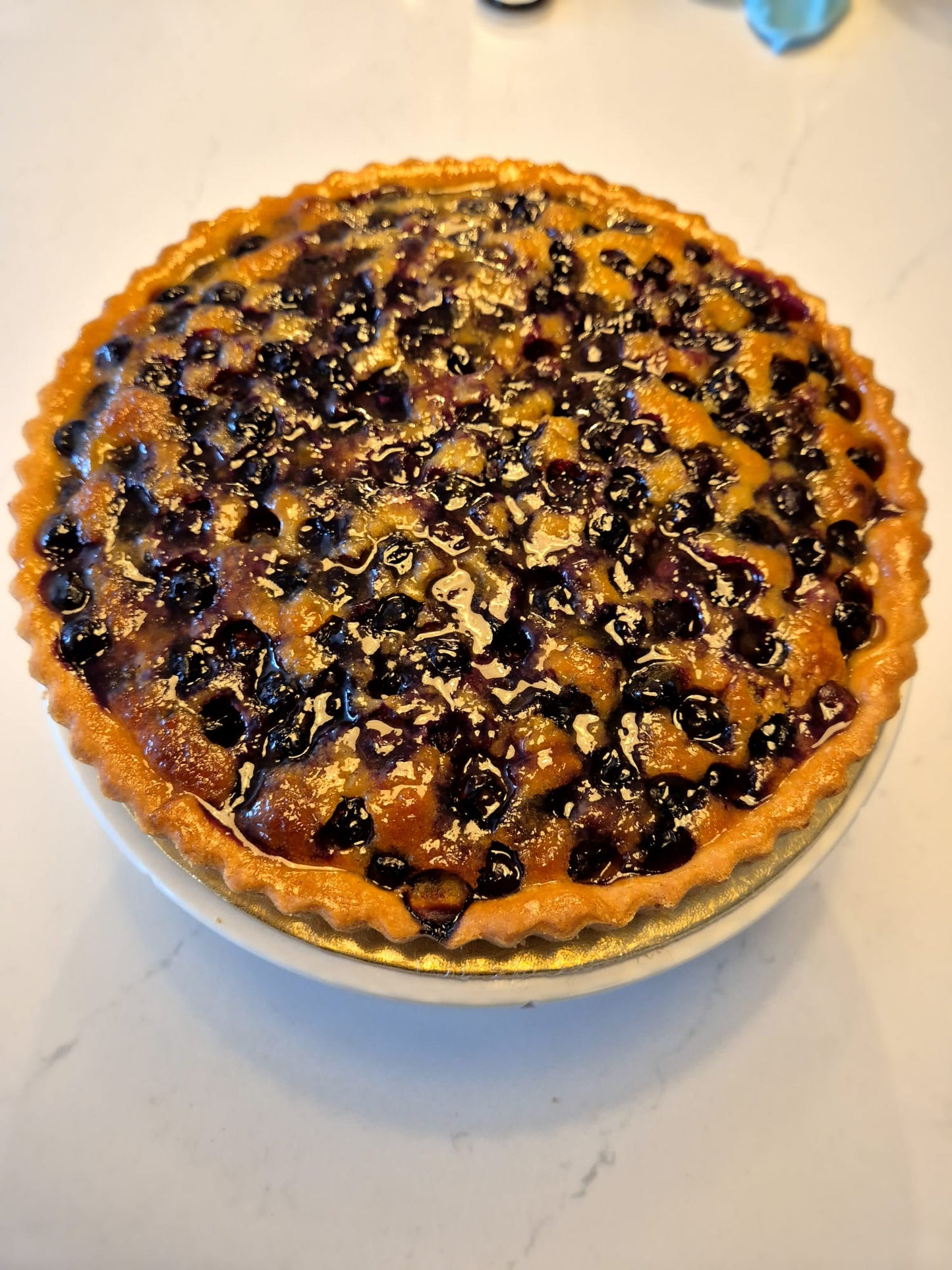 Frangipane Blueberry Cake