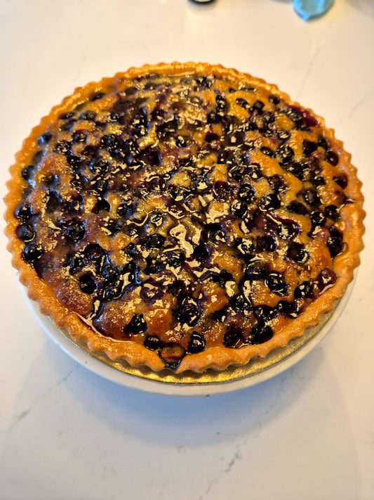 Frangipane Blueberry Cake